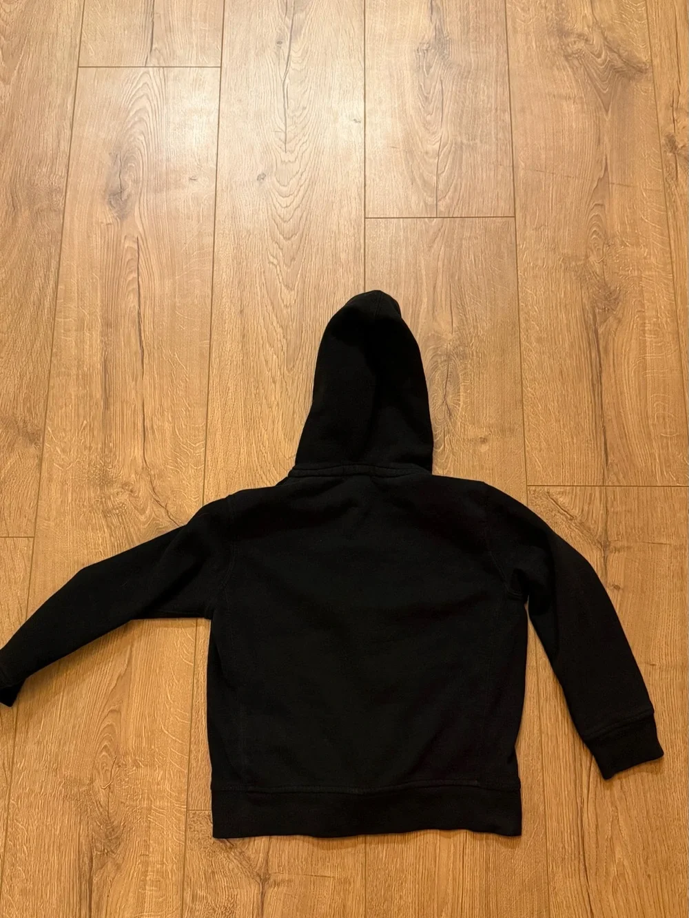 Polo by Ralph Lauren Black Kids Full-Zip Hoodie with Red Pony